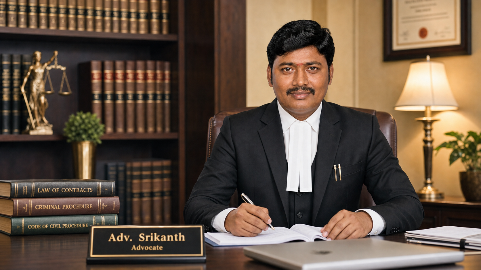 Adv. Srikanth advocate portrait